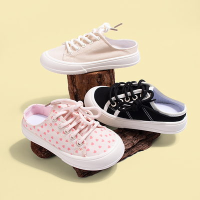 Canvas &nbsp;Slip-on Slippers