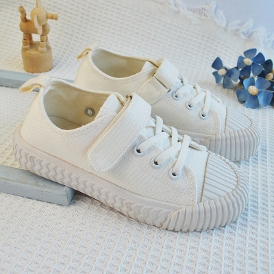 White Canvas Shoes