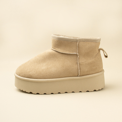 Beige Boots