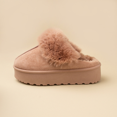Pink Warm Slippers