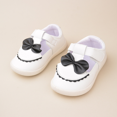 Black-White Flat Shoes