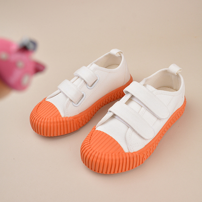 White Orange Base Shoes
