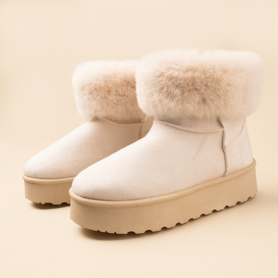 Fuzzy Long Boots