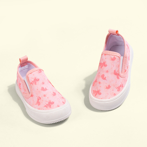 Dreamy Pegasus Print Pink Canvas Shoes