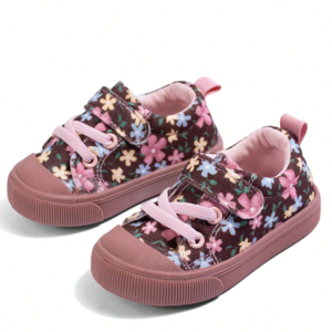 Low-Top Kids Canvas Shoes